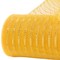 Deco Mesh: 10.25" Bright Yellow Fine Weave Mesh with Gold Foil for Wreaths, Bows, Crafts, and Decorations